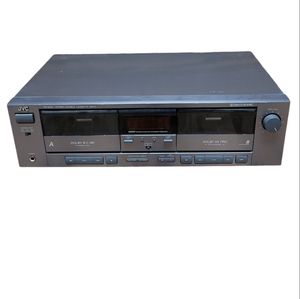JVC Stereo Cassette Dual Tape Deck TD-W207 Auto Reverse Dub HX Pro